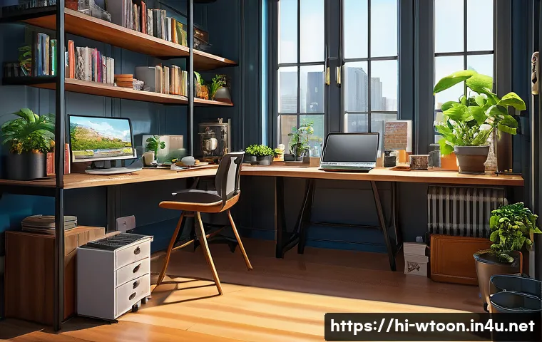 웹툰작가의 작업 환경 꾸미기 관련 이미지 1